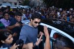 Abhishek Bachchan with Dhoom 3 starcast mobbed at movie promotions on 18th Dec 2013